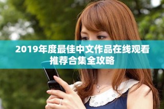 2019年度最佳中文作品在线观看推荐合集全攻略