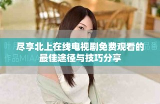尽享北上在线电视剧免费观看的最佳途径与技巧分享