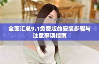 全面汇总9.1免费版的安装步骤与注意事项指南
