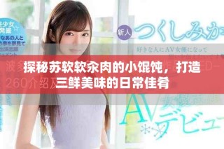探秘苏软软汆肉的小馄饨，打造三鲜美味的日常佳肴