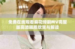 免费在线观看麻花传剧MV完整版高清画质欣赏与解读