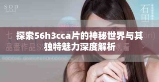 探索56h3cca片的神秘世界与其独特魅力深度解析