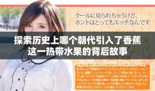 探索历史上哪个朝代引入了香蕉这一热带水果的背后故事