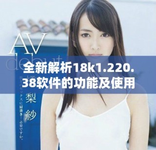 全新解析18k1.220.38软件的功能及使用技巧分享
