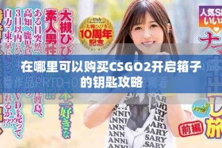 在哪里可以购买CSGO2开启箱子的钥匙攻略