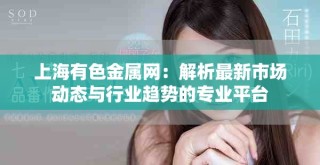 上海有色金属网：解析最新市场动态与行业趋势的专业平台