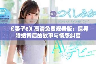 《妻子6》高清免费观看版：探寻婚姻背后的故事与情感纠葛