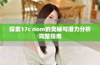 探索17c nom的奥秘与潜力分析完整指南