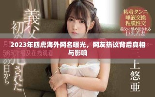 2023年四虎海外网名曝光，网友热议背后真相与影响