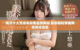 揭示十大无成本舆情监测网站 助你轻松掌握网络舆论动态