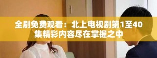 全剧免费观看：北上电视剧第1至40集精彩内容尽在掌握之中