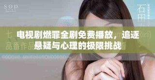 电视剧燃罪全剧免费播放，追逐悬疑与心理的极限挑战