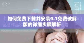 如何免费下载并安装9.1免费破解版的详细步骤解析