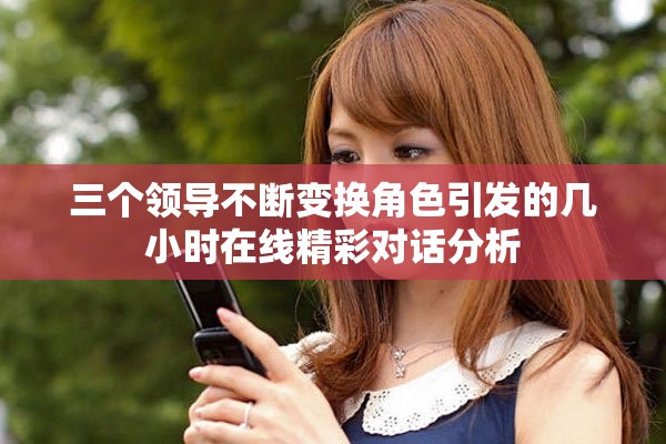 三个领导不断变换角色引发的几小时在线精彩对话分析
