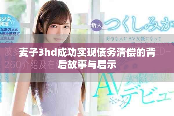 麦子3hd成功实现债务清偿的背后故事与启示