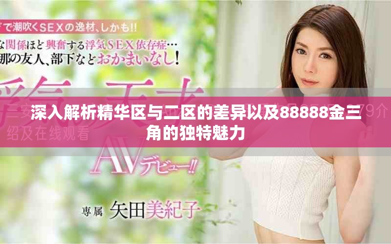 深入解析精华区与二区的差异以及88888金三角的独特魅力