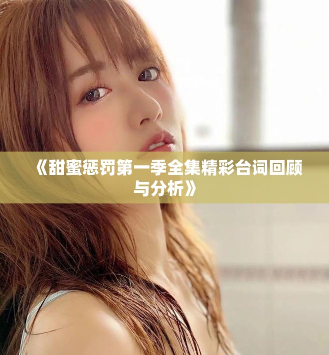 《甜蜜惩罚第一季全集精彩台词回顾与分析》