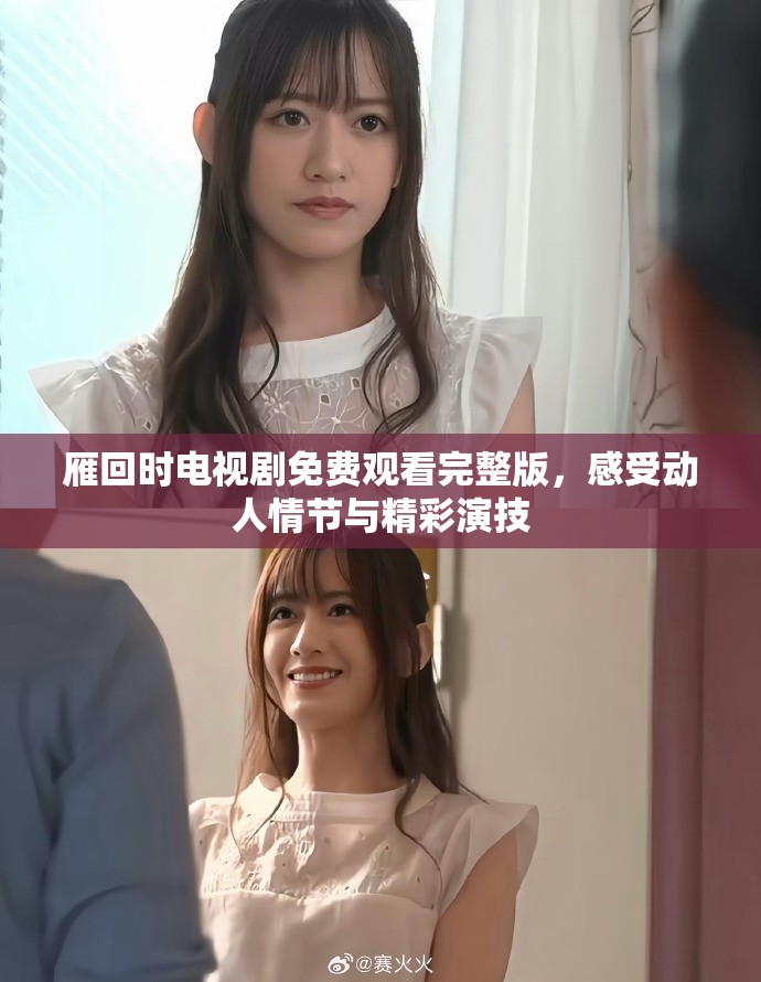 雁回时电视剧免费观看完整版，感受动人情节与精彩演技