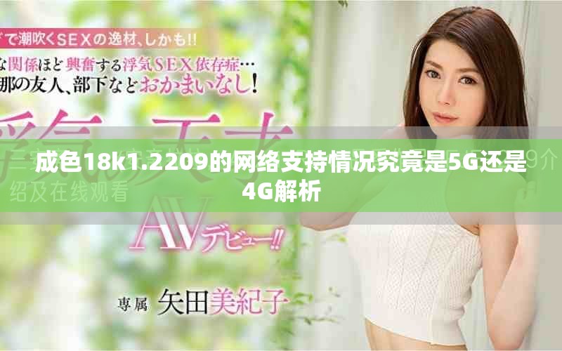 成色18k1.2209的网络支持情况究竟是5G还是4G解析