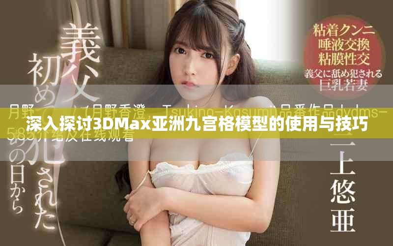 深入探讨3DMax亚洲九宫格模型的使用与技巧