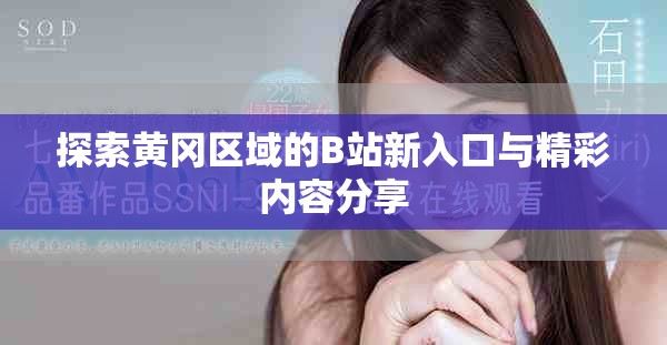 探索黄冈区域的B站新入口与精彩内容分享