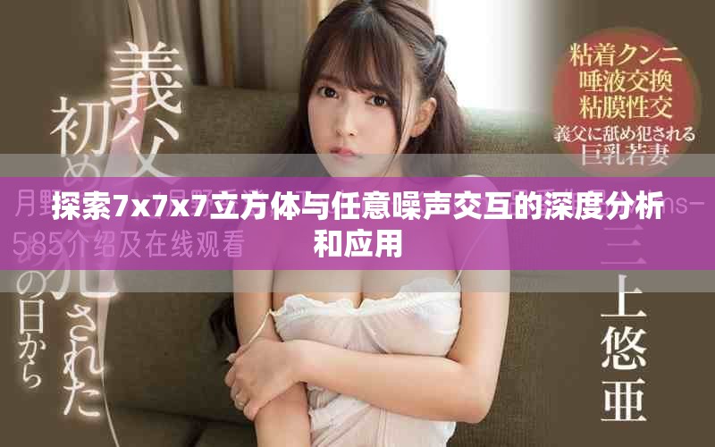 探索7x7x7立方体与任意噪声交互的深度分析和应用