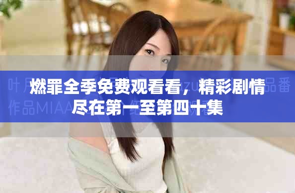 燃罪全季免费观看看，精彩剧情尽在第一至第四十集