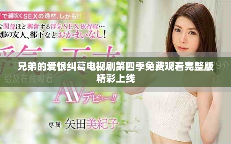 兄弟的爱恨纠葛电视剧第四季免费观看完整版精彩上线