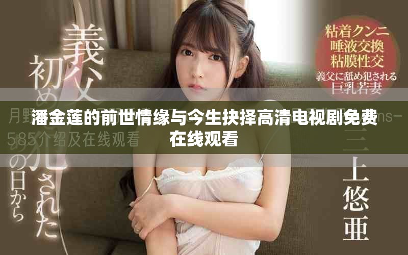 潘金莲的前世情缘与今生抉择高清电视剧免费在线观看
