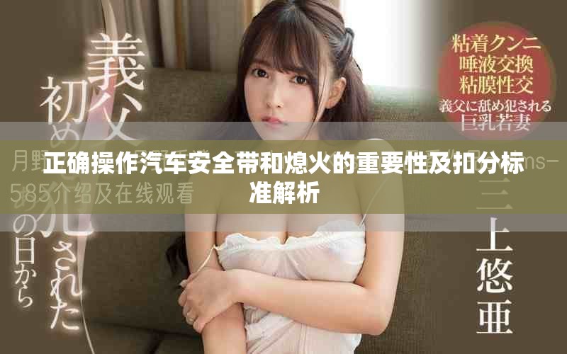 正确操作汽车安全带和熄火的重要性及扣分标准解析