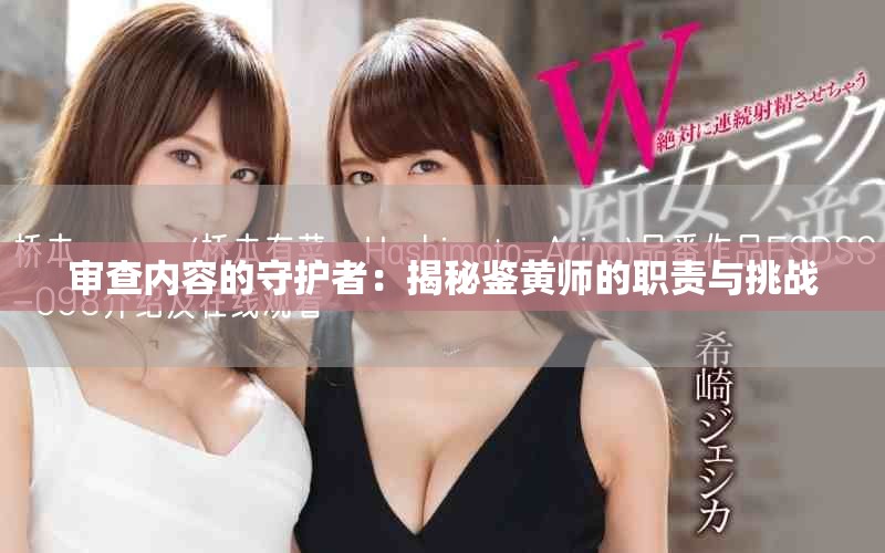 审查内容的守护者：揭秘鉴黄师的职责与挑战