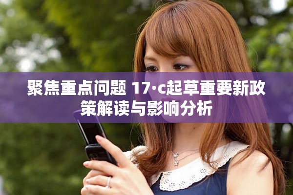 聚焦重点问题 17·c起草重要新政策解读与影响分析