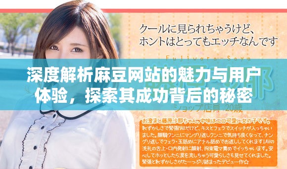 深度解析麻豆网站的魅力与用户体验，探索其成功背后的秘密