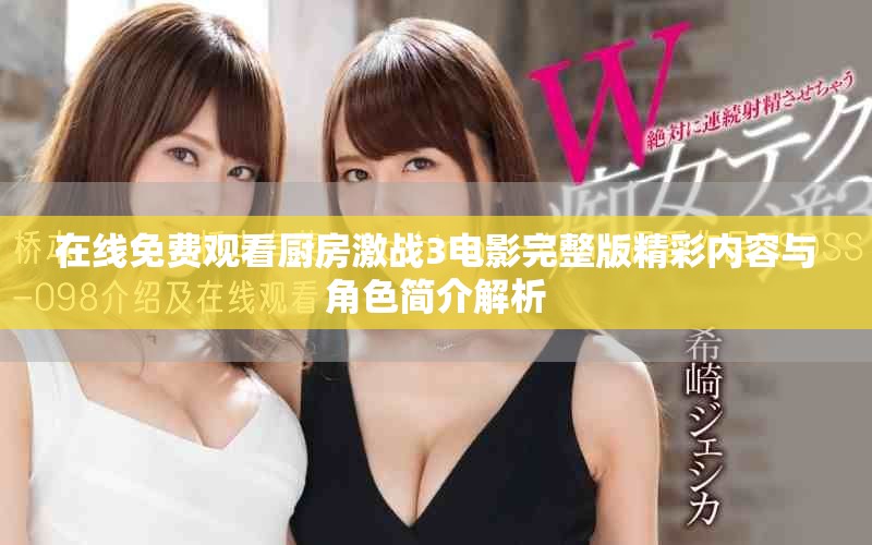 在线免费观看厨房激战3电影完整版精彩内容与角色简介解析