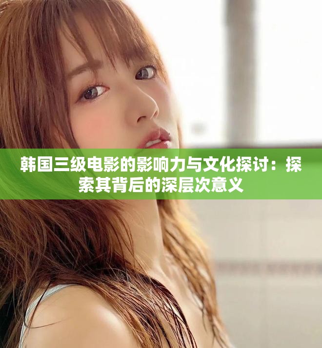 韩国三级电影的影响力与文化探讨：探索其背后的深层次意义
