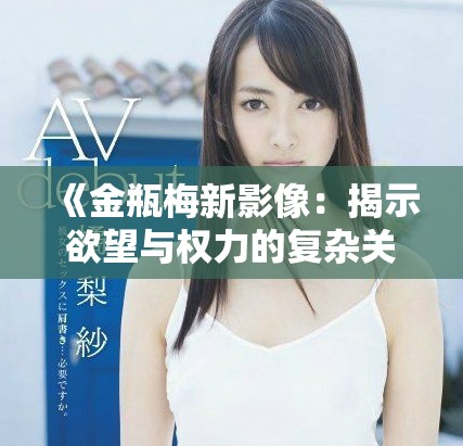 《金瓶梅新影像：揭示欲望与权力的复杂关系》