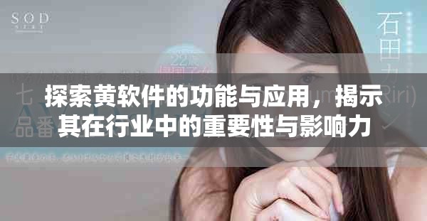 探索黄软件的功能与应用，揭示其在行业中的重要性与影响力