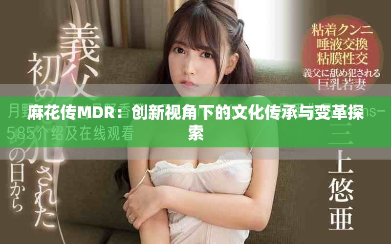 麻花传MDR：创新视角下的文化传承与变革探索