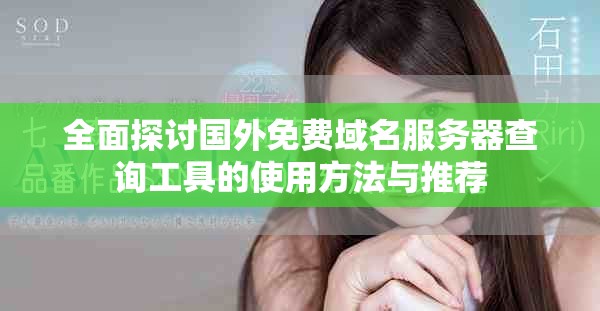 全面探讨国外免费域名服务器查询工具的使用方法与推荐