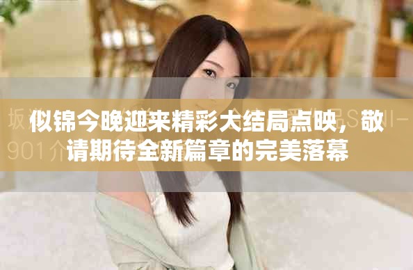 似锦今晚迎来精彩大结局点映，敬请期待全新篇章的完美落幕