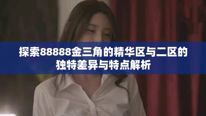探索88888金三角的精华区与二区的独特差异与特点解析