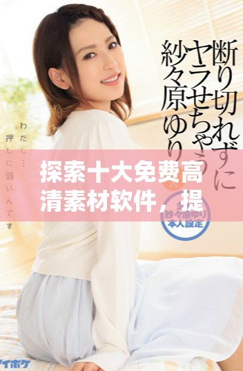 探索十大免费高清素材软件，提升您的创意项目和内容质量