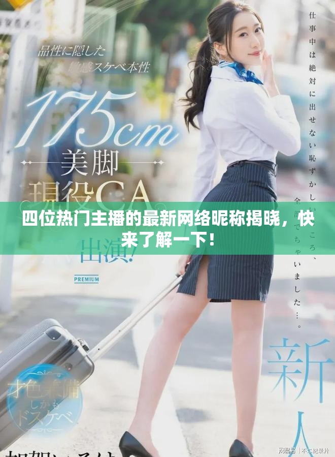 四位热门主播的最新网络昵称揭晓，快来了解一下！