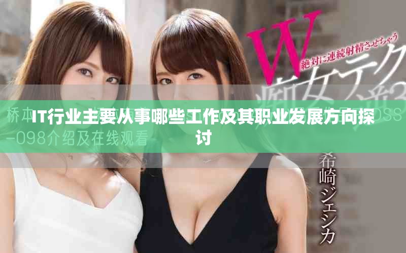 IT行业主要从事哪些工作及其职业发展方向探讨