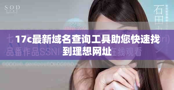17c最新域名查询工具助您快速找到理想网址