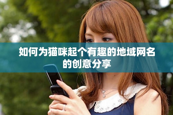 如何为猫咪起个有趣的地域网名的创意分享