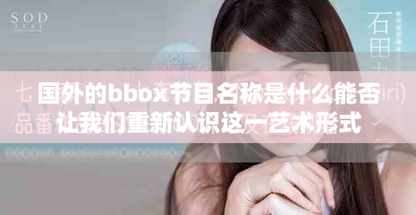 国外的bbox节目名称是什么能否让我们重新认识这一艺术形式