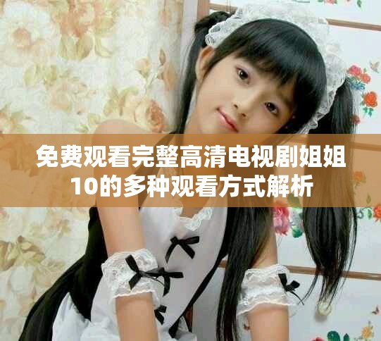 免费观看完整高清电视剧姐姐10的多种观看方式解析