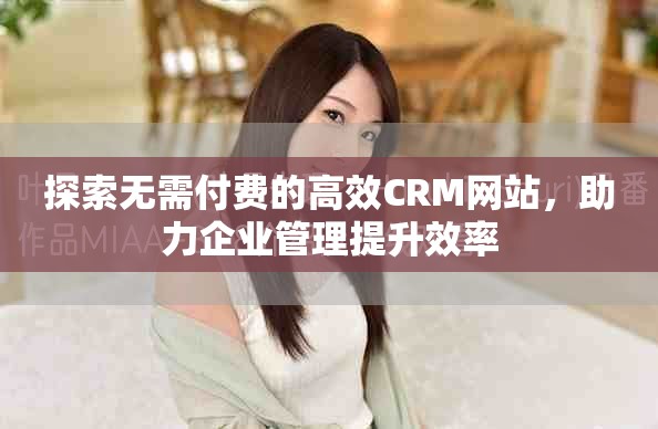 探索无需付费的高效CRM网站，助力企业管理提升效率