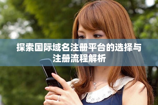 探索国际域名注册平台的选择与注册流程解析